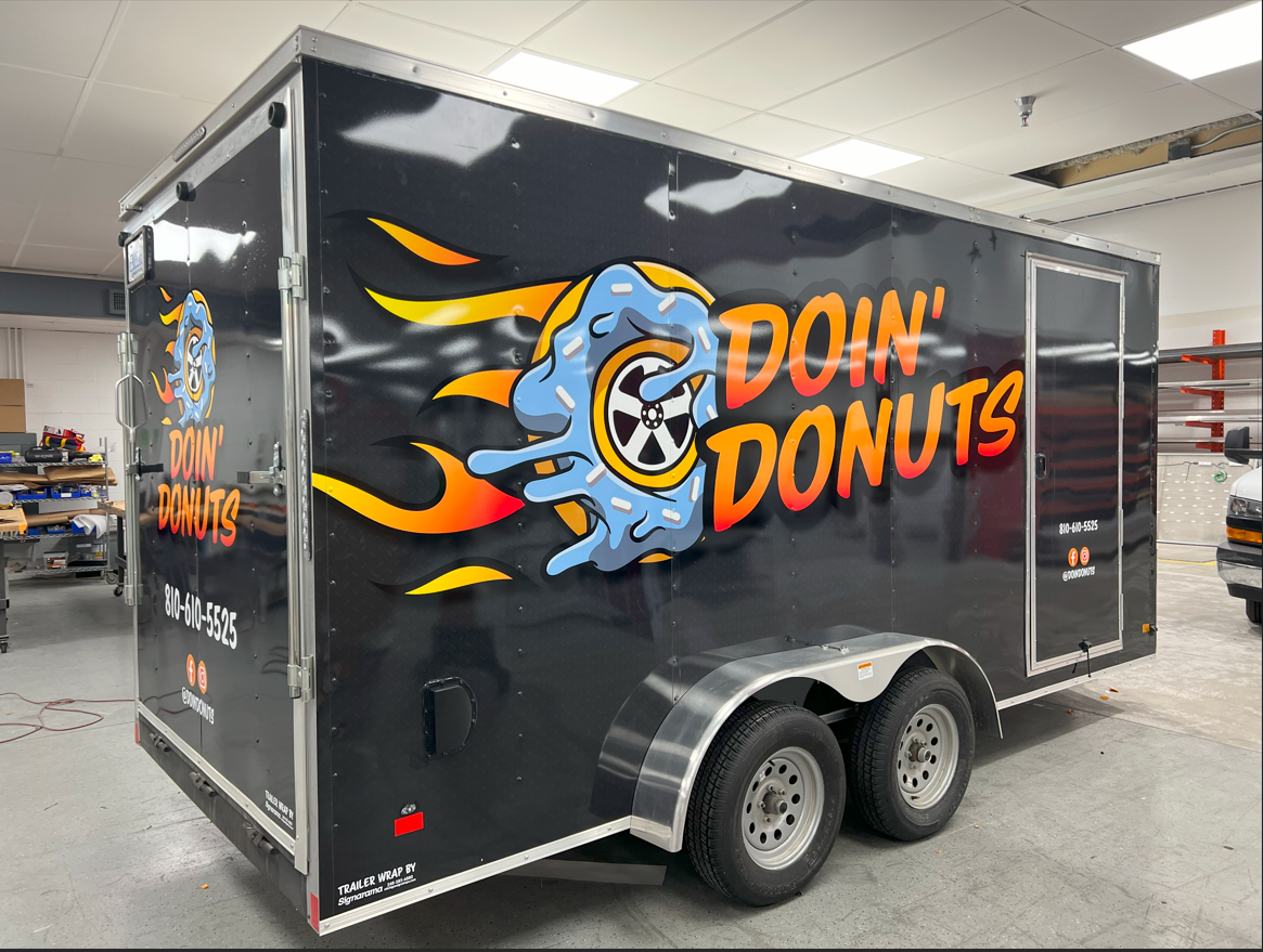 Doin' Donuts food truck in Michigan