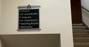 Church Directional Sign