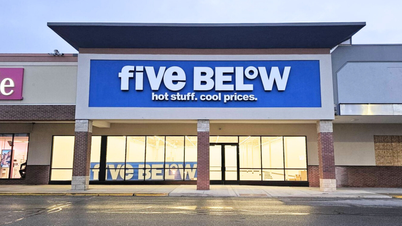 Five Below Channel Letters